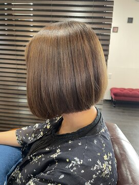 かんざし 前下がりminiボブ