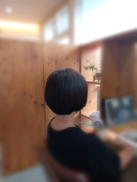 アドラーブル 長岡新保店(adorable) 大人可愛いショートボブ ココアブラウン