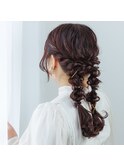 甘めツイン編みおろし