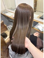 ネオリーブアイム 横浜西口店(Neolive aim)&nbsp;ダブルカラーブリーチなしくすみベージュ【横浜】nana