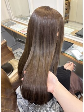 ネオリーブアイム 横浜西口店(Neolive aim) ダブルカラーブリーチなしくすみベージュ【横浜】nana