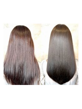 クセやうねり対策◎髪質・状態に合わせて薬剤を選定し根本から髪質改善♪ナチュラルなストレート美髪に☆