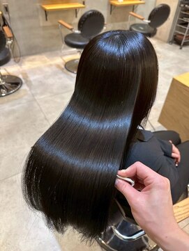 ジーナ 天王寺(Zina) 髪質改善＊美髪ダークブラウンロング＊美髪【Zina天王寺】