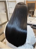 髪質改善トリートメント×暗髪ロング×ストレート