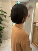 伸ばしかけショートボブ