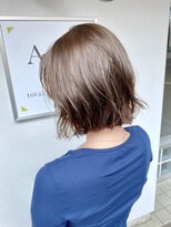 エイム(A-im)&nbsp;ボブ×グレージュ　ブリーチなしダブルカラー