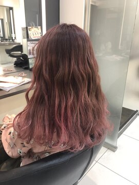 ウルバイサナンド(ULu by Sanando) ピンク/ピンクヘア/ピンクベージュ/グラデーション