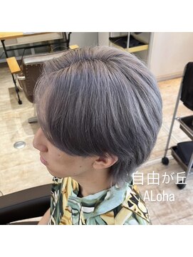 アロハ(ALoha) メンズブリーチ ホワイトシルバー