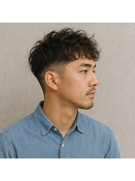 スープレックス ヘアーデザイン(SOUPREX HAIR DESIGN) ツーブロックくせ毛風パーマ 20代 30代 40代 50代 60代 学割