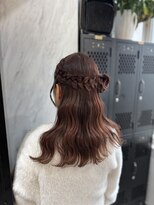 ヴァイス 渋谷店(VAICE)&nbsp;ライブ前ヘアセット/くるみちゃんアレンジ/ハーフアップ