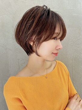 ロンドエニカ 大宮(Lond enika) グランマッシュ/細めハイライト/ショート/白髪ぼかし/前髪/大宮