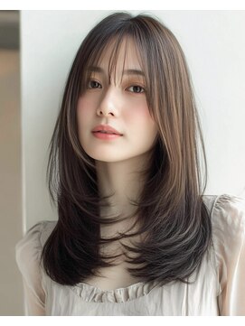 hum 立川【ハム】髪質改善・酸性ストレート・縮毛矯正 ココアベージュ/オリーブグレー/小顔/黒髪[立川/髪質改善]