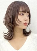 顔周り/レイヤーカット/韓国/ウルフ/ワンカラー/東川口/浦和美園