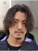 渋谷ルーズパーマツイストスパイラルパーマ刈り上げマッシュ