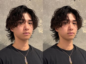 メンズ ドミ(DOMI)の写真/【カットが上手いからパーマが映える】ツイストスパイラル・波巻きも、骨格補正カットで似合わせ。