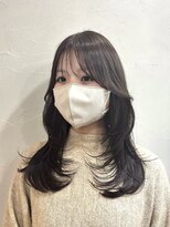 ヘアーアンドメイク シークタチカワ 立川店(Hair&Make Seek)&nbsp;【澤飯】くすみグレージュ×くびれレイヤー