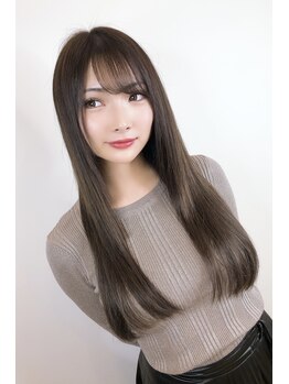 ノアズアーク 心斎橋(Noah's Ark)の写真/髪質改善酸性ストレートで潤いたっぷりのツヤ髪に♪髪の状態に合わせた施術で、理想の美髪ストレートへ…