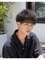 MEN's Baguz  MEN'Sカット/ MEN'Sパーマ/ MEN'Sカラー&nbsp;韓国風ニュアンスウェーブマッシュメンズパーマスタイル