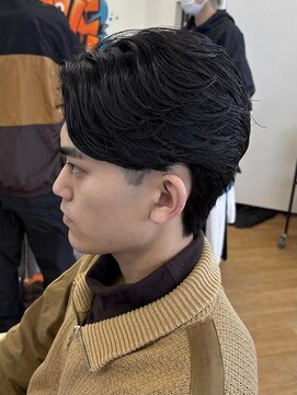 become men's hair 名駅EAST【10月3日 NEW OPEN(予定)】 フェザーパーマ/センターパート/ダウンパーマ/名古屋/名駅
