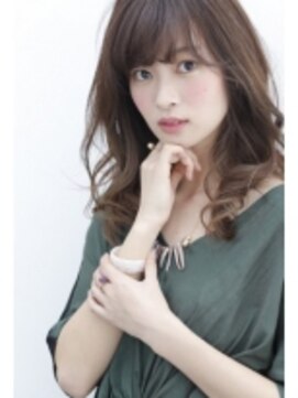 ヘアアンドケア エジェリラボ(hair&care egerie lab) スポンテニアスセミロングベージュ！無造作カール