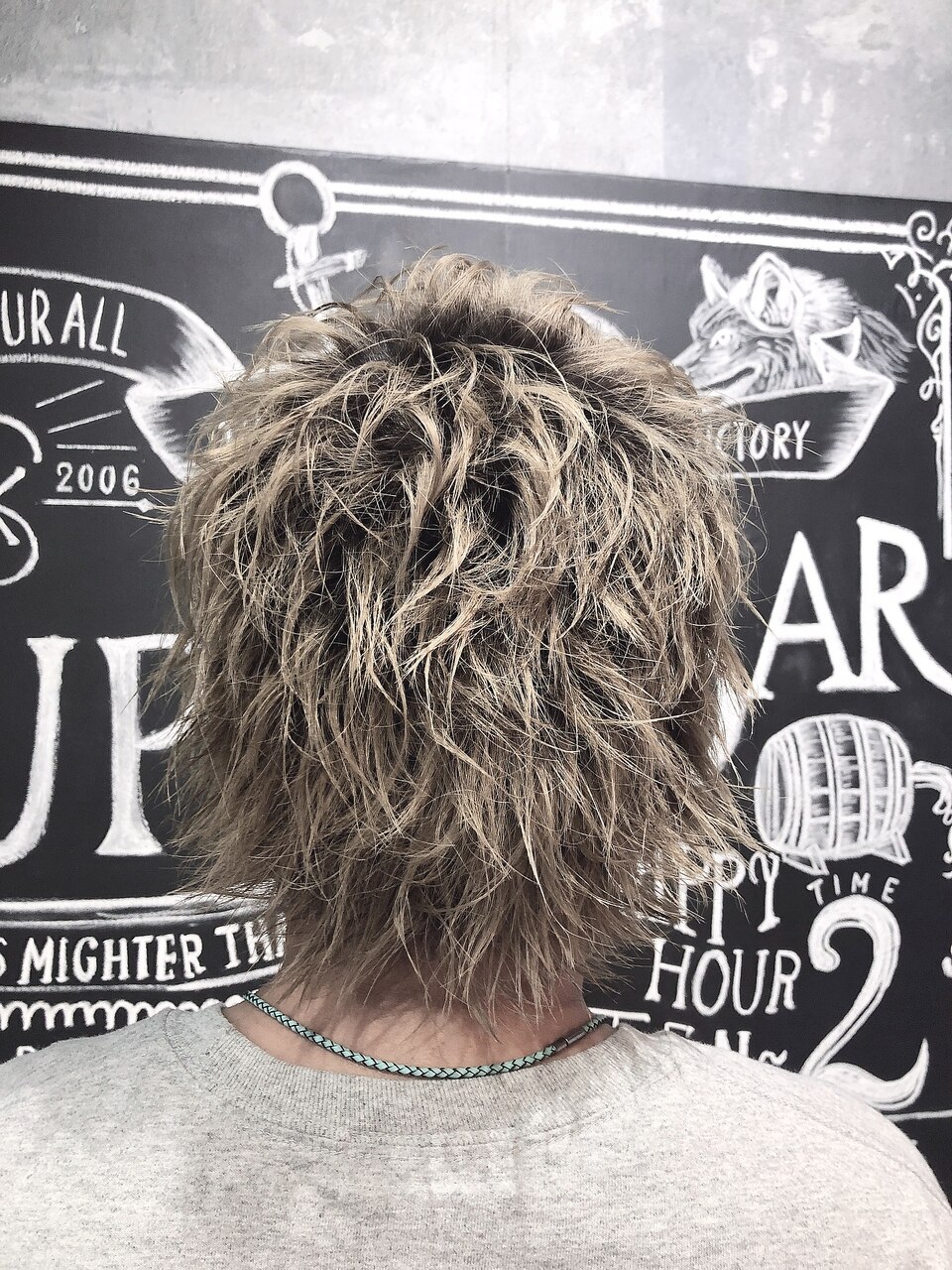 ワイルドアップバング ツーブロック ウルフカット：L034800946｜ルーツ