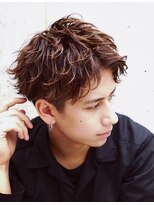 フィフス(fifth) ショートレイヤー ツーブロック くせ毛風パーマ アップバング 15