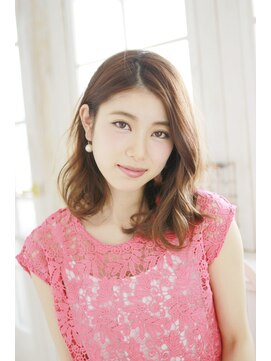 ヘアーサロン セル(Hair Salon CELL) アンニュイミディアム 毛先パーマ