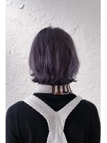 ザ アトリウム ヘア デザイン(the atrium hair design)&nbsp;パープルグレー×ボブ