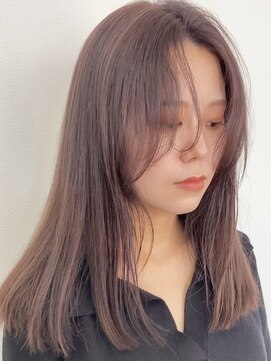 コード 四条河原町駅店(CHORD) 京都　河原町　ラベンダーグレージュ　顔まわりレイヤー