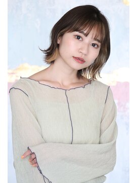 ワールドビューティビバルト 宝塚店(WORLD BEAUTY VIVALTO) ひし形シルエット外ハネボブ