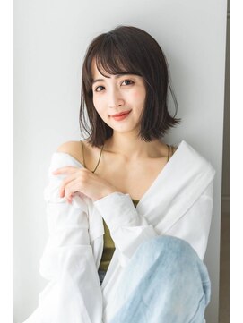 ガーデン オオタカノモリ(garden otakanomori) 20代30代大人かわいいくびれ外ハネミディアムスタイル