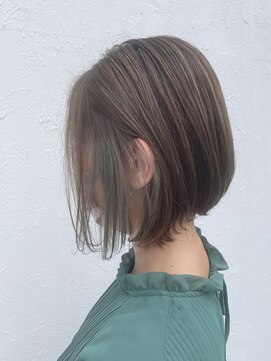 ロンド(Le rond) オリーブグレー×インナーカラー