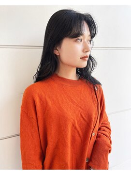 ヘアーアイストゥーレ(HAIR ICI TRE) 顔周りカット　暗髪　　担当渡辺 聖