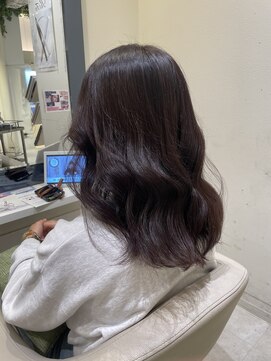 ウィル 京橋店(WiLL) 【WiLL京橋店】朝尾愛花　韓国風ツヤ感カシスカラー