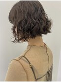 カジュアルパーマボブ