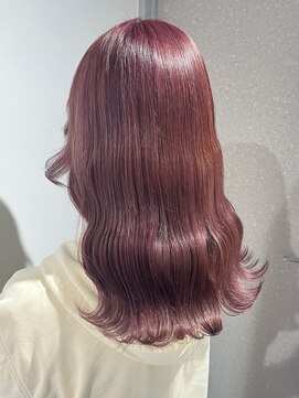 エルバイラビス 大宮(elu by lovis) 《chihina》ピンクカラー/ラベンダーピンク/似合わせカット