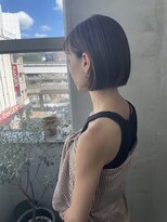 ゼストプラス(ZEST plus)&nbsp;スタイリッシュな切りっぱなしボブ