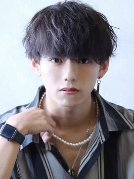 コンフィデンス メンズヘアー(confidence MEN'S HAIR) スーツ短髪ツーブロック束感モテる黒髪シークレットパーマ流行