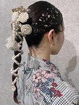 トリコ ショップアンドヘアサロン(tricot shop hair salon)&nbsp;金箔ヘアセット/卒業式/成人式/水引きヘアセット