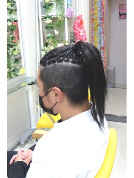 エクステ専門店ミキ 横浜店(MIKI) メンズ★ポニーテールエクステスタイル♪