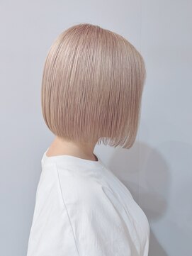 ブロッサム 保谷(Blossom) 透明感カラー★ダブルカラーブリーチミルクティーベージュ