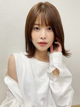 ロシェ 横浜店(loche) レイヤーカット ウェットヘア×髪質改善ボブ顔周り×横浜