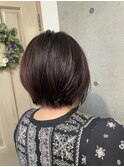 秋のピンクブラウン♪レイヤーボブ