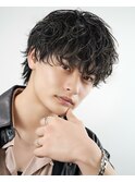 スパイラルパーマウルフツーブロックツイスパシャドウパーマ