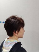 ショート×ヘアマニュキア×トリートメント