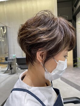 アディクト(ADDICT)の写真/《女性らしさをショートヘアで表現》ハイセンスなショートヘアで貴方の『笑顔』をもっと魅力的に＊