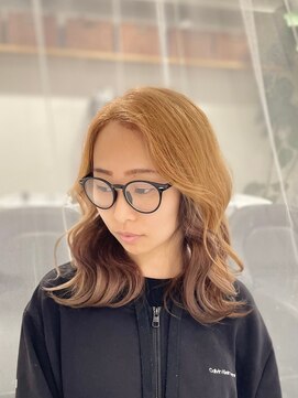 カラ 京都河原町(Kala) ハイライトバレイヤージュダブルカラーケアブリーチ20代30代