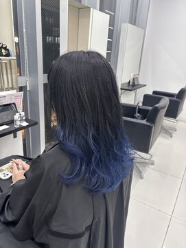 アライブ ハラジュク(ALIVE harajuku) 【ALIVE 夕貴】ブルーグラデーションカラー