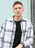 外国人風パーマウルフカルマパーマベリーショートダークアッシュ