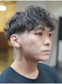 佐賀センターパートサーフカール緩めシャドウパーマフェード